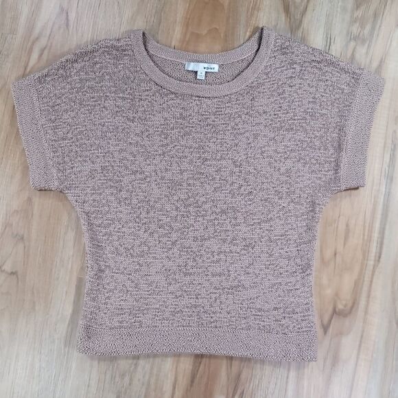 🔹️WD.NY Tan Knit Lightweight Dolman Sleeve Sweater Medium - Picture 1 of 8